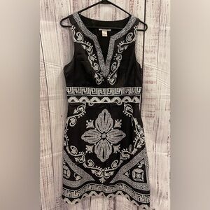 White House Black Market mosaic Dress